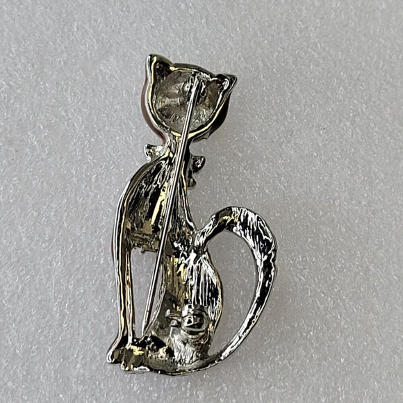 Cat Brooch Pin - Picture 3 of 8